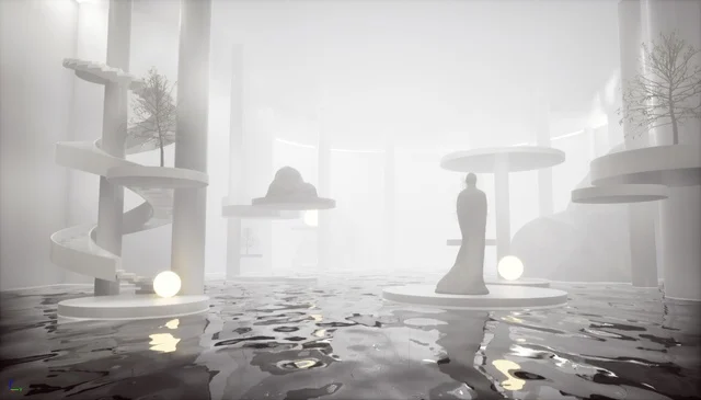 A quiet architectural gallery for art and spatial storytelling.